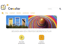 Tablet Screenshot of creactor.nl